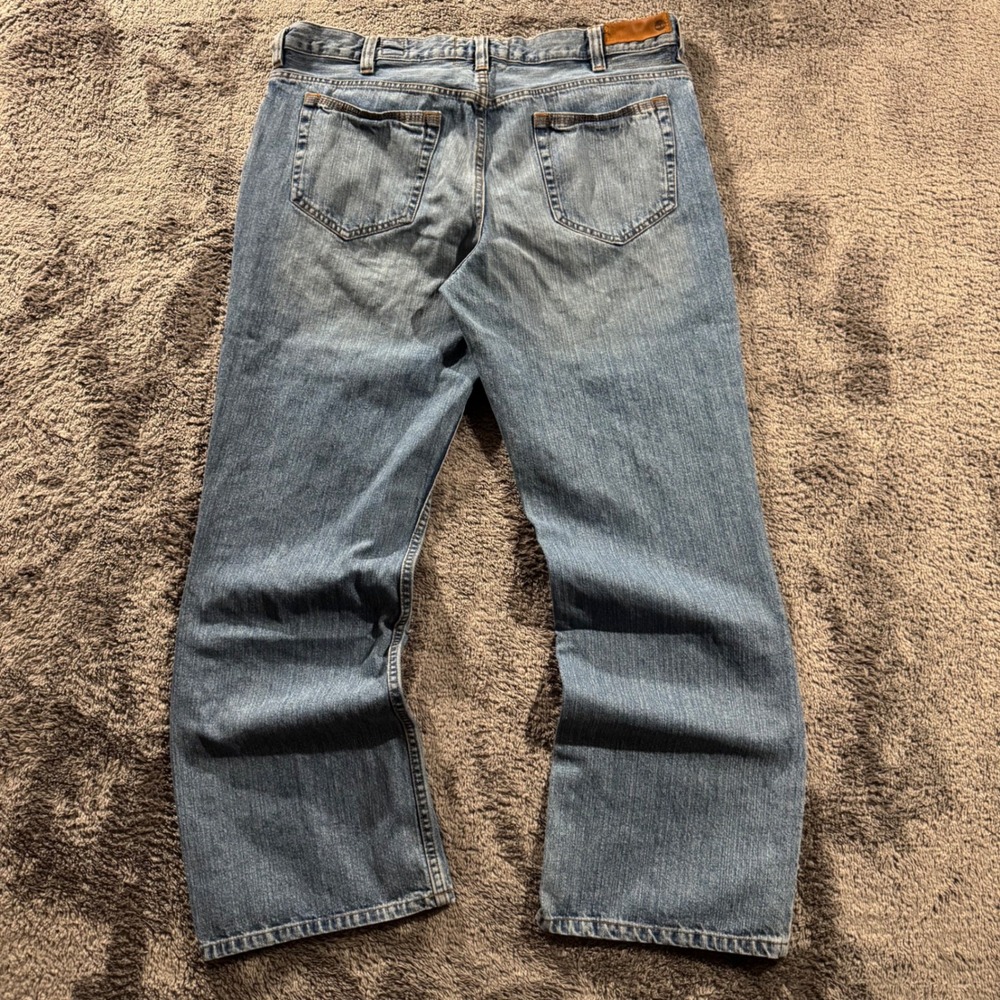 Timberland Authentic Outdoor Gear Mens Straight Leg Jeans Blue Denim 38x32